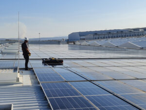 solar panel cleaning